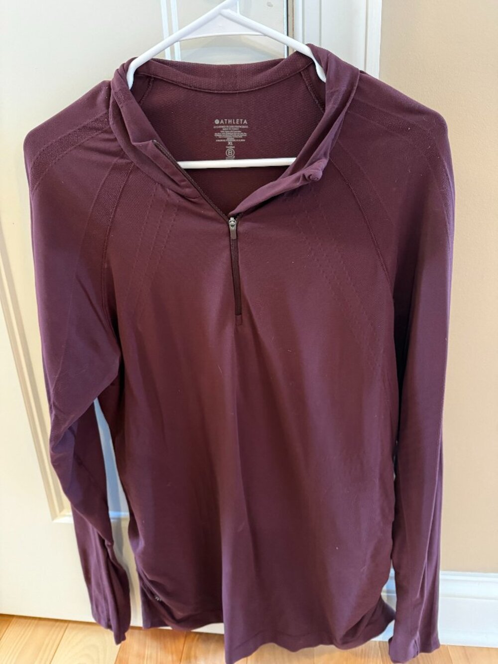 Athleta quarter-zip long-sleeve shirt (Size XL)
